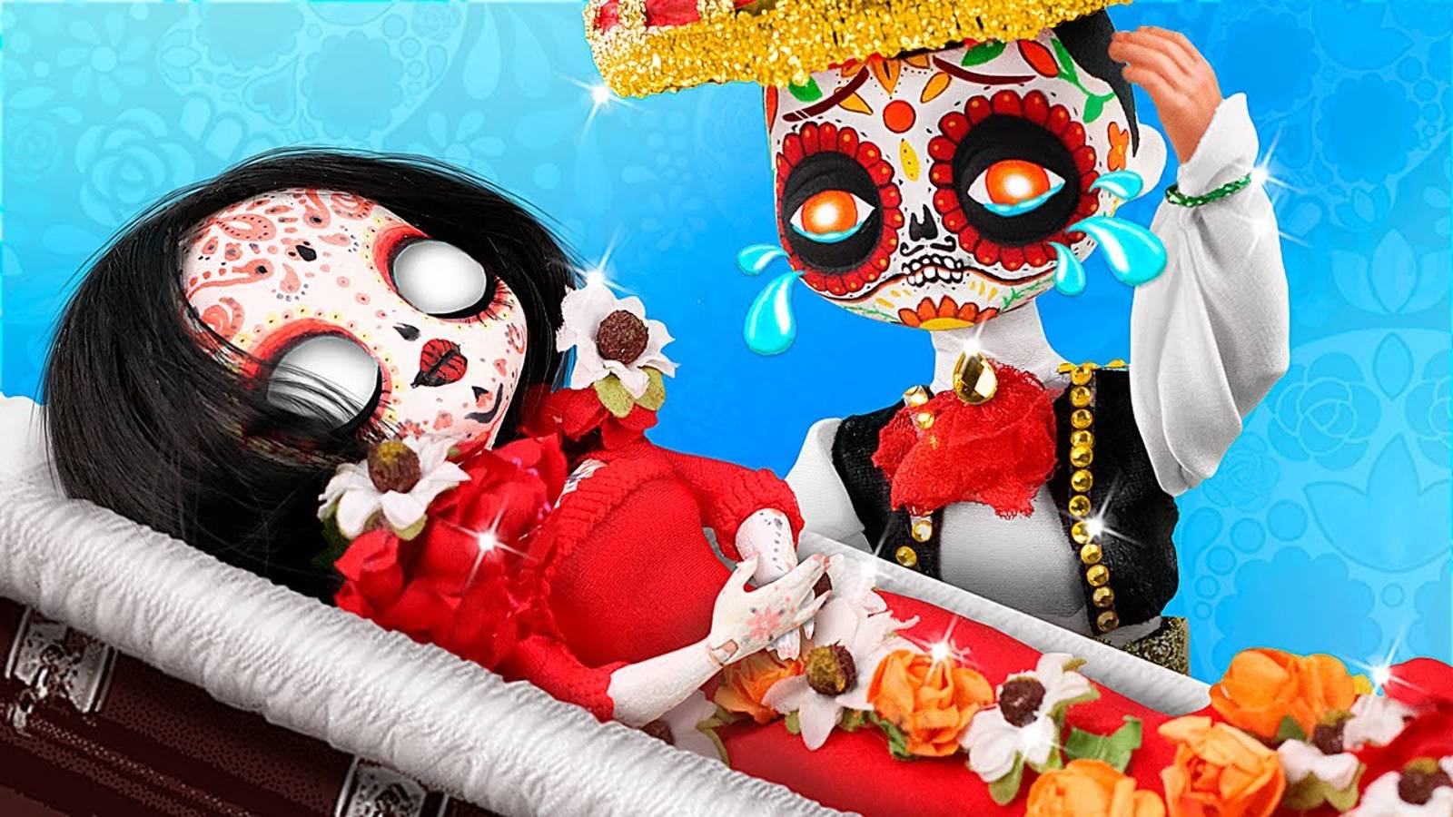 История любви Катрины и Хуана - 30 идей для ЛОЛ ОМГ на Хэллоуин смотреть онлайн