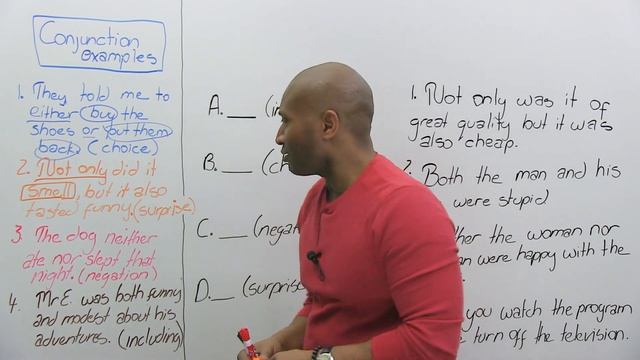 English Grammar: Correlative Conjunctions (NEITHER & NOR, EITHER & OR, BOTH & AND...)
