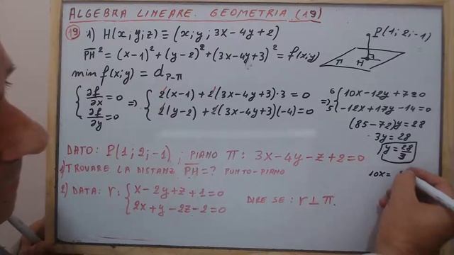 Algebra lineare ; Geometria ; rette nello spazio ; Esercizio nr. 21 - Vladimir Kosturi смотреть онлайн
