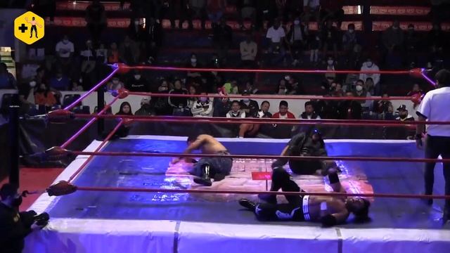 Texano Jr. Y Super Nova Vs Negociantes Vs Camuflaje Y Blaze | Klandestino Pandémico *Lucha Completa
