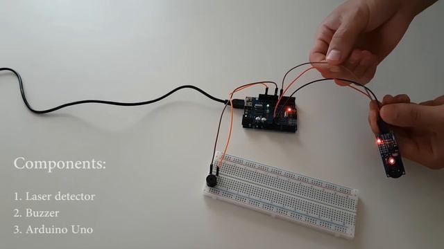 Arduino Laser Sensor detector смотреть онлайн