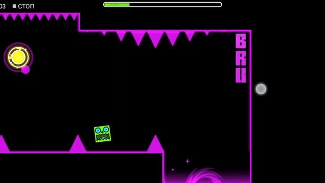 Пытаюсь пройти Geometry Dash SubZero смотреть онлайн