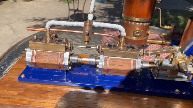 Model Tandem Engine On Live Steam