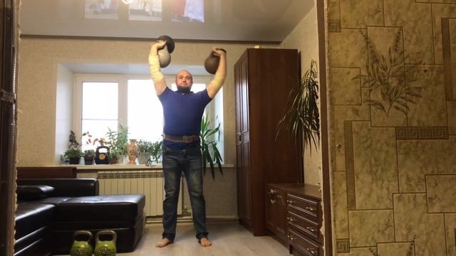 Жим 32+16 с отведением 16 кг.!