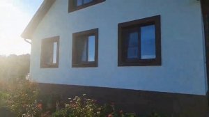 Утепление дома пенопластом и декоративная штукатурка+отзыв клиента о нашей работе