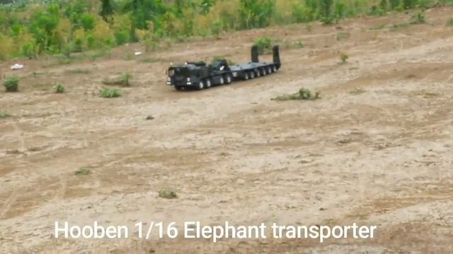 Hooben 1/16 Elephant transporter смотреть онлайн