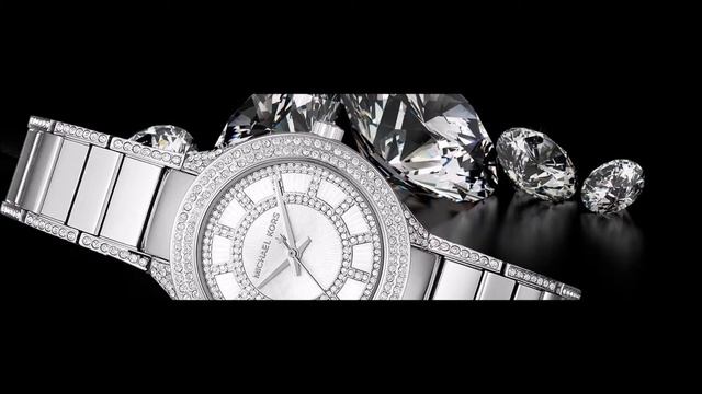 NEW! Michael Kors Women's Mini Kerry Stainless Steel & Pavé Crystal Bracelet Watch 33mm MK3441 смотреть онлайн