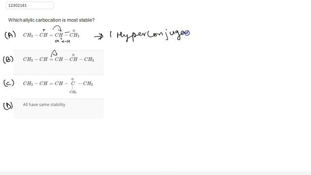 Which allylic carbocation is most stable? смотреть онлайн