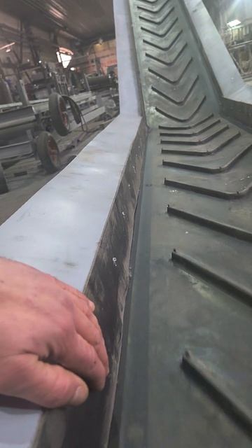 Конвейер L-образный 2,5+4,5 м шевронная лента 600 мм. Заказ на WhatsApp, Telegram +79231055435