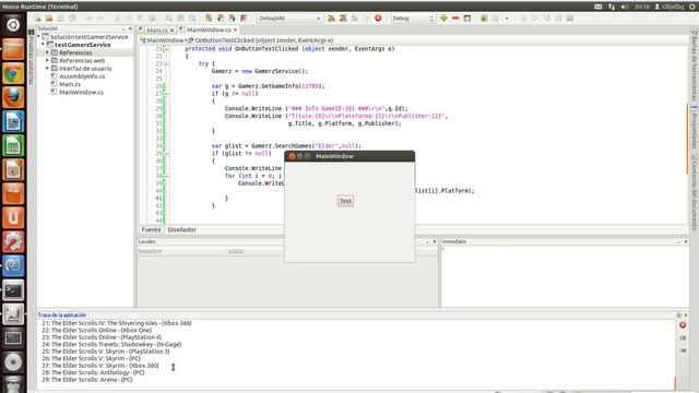 GamerZ Semana 9. Probando cosillas con MonoDevelop en Ubuntu смотреть онлайн