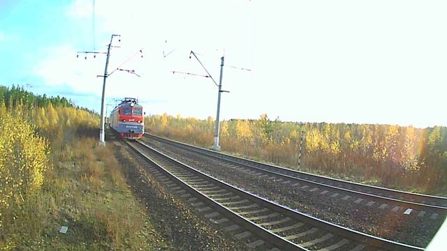 Электровоз ВЛ10у-084 и мотовоз МПТ4-827 смотреть онлайн
