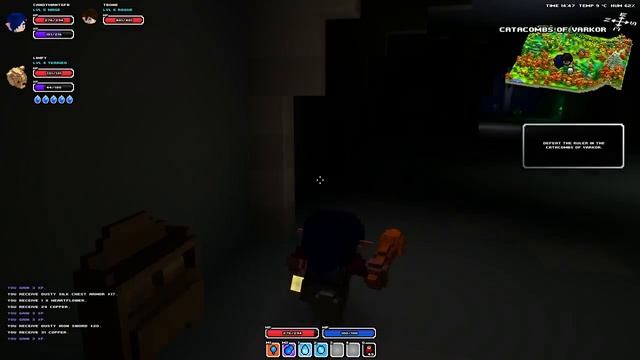 Let's Play Cube World (Alpha): Coop Episode 11: Skull Bull Go Home!