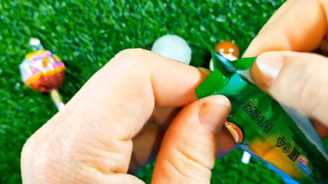 Satisfying Video Asmr Lollipops Candy And Chocolate Gummy Candy Cutting Video