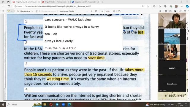 Lesson 59: Speaking: Are we living faster, but are we living better? смотреть онлайн