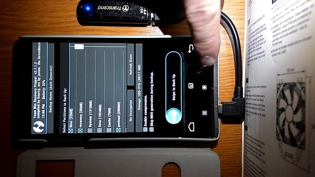 Lenovo K910 TWRP 2.7.1.2 OTG function смотреть онлайн