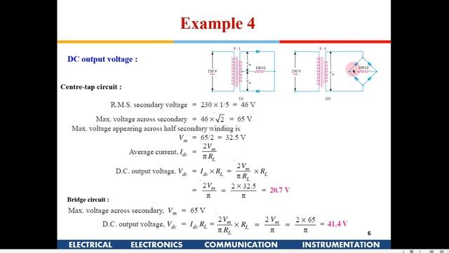 Problems and Solutions on Diode Rectfiers, Clippers and Clampers смотреть онлайн