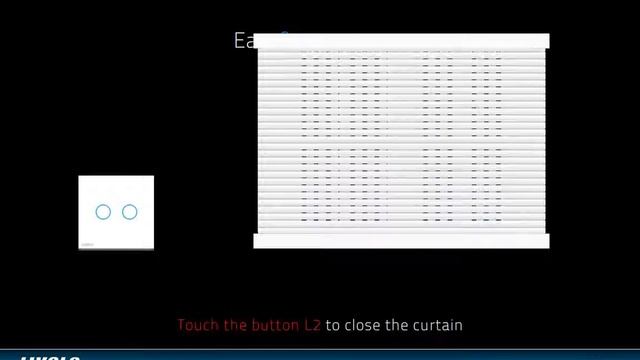 LIVOLO England - Curtain Switch Demo смотреть онлайн