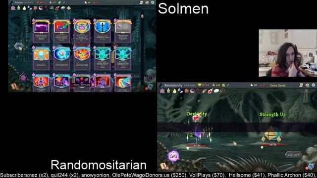 Prism Circuit Tournament #1 - Slay the Spire #1 - Semi-Final Match 2 - Solmen vs Randomositarian смотреть онлайн