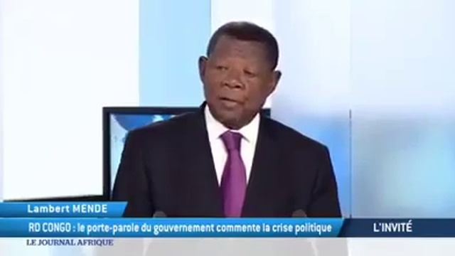 Lambert Mende: Kabila Respectera La Constitution Et Ne Briguera Pas Un Troisieme Mandat