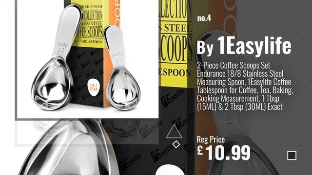 Top 10 Coffee Scoops [2018]: Kitchen Craft Stainless Steel Coffee Measuring Scoop смотреть онлайн
