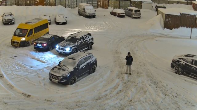 BEWARD SV4218RBZ, запись с камеры, ночь без ИК-подсветки (работа зум-объектива)