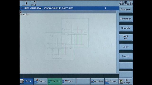 SINUMERIK 808D Tutorial Turning Part 10 - Intro program editor смотреть онлайн