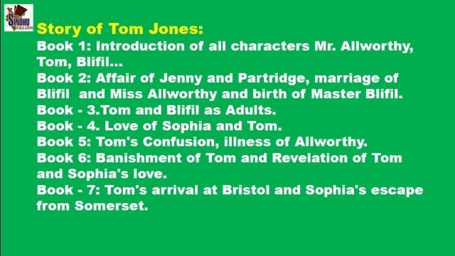TOM JONES PART-1 BY HENRY FIELDING IN TAMIL @SindhuEnglishMSindhu смотреть онлайн
