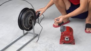 Генератор 220 вольт из мотор колеса