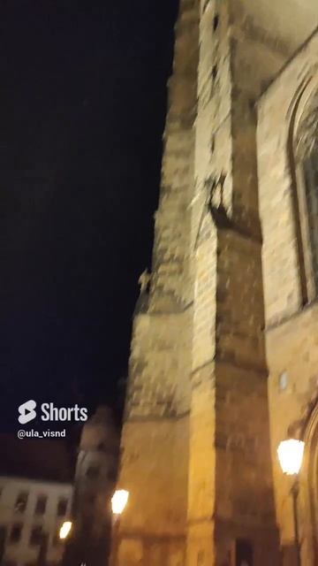 The square in the center of the city, the highest church, bells ringing, 080423Pl