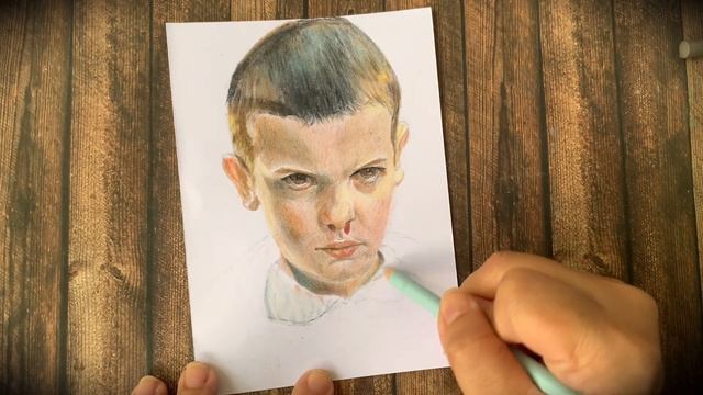 ✦Draw Eleven In Colored Pencils ✦ Stranger Things 4| Millie Bobby Brown#yendraws смотреть онлайн