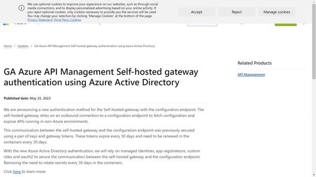 API Management Self-hosted gateway authentication - Azure Daily Minute Podcast - 06-JUN-2023 смотреть онлайн