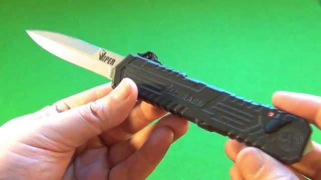 Schrade Viper Gen III Assisted OTF Knife Review смотреть онлайн