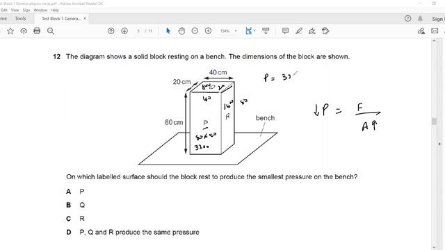 Test General Physics Mcqs