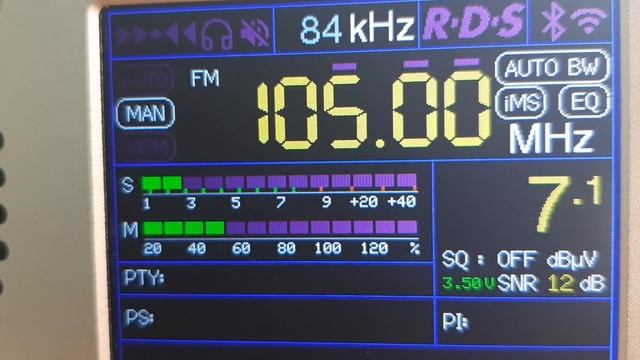 Ретро FM Бердянск 105.0 МГц (местный рекламный блок) (25.04.2024)