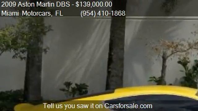 2009 Aston Martin DBS Base 2dr Coupe for sale in WEST PALM B смотреть онлайн