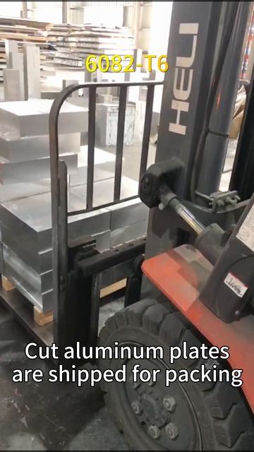 6082 T6 Aluminum plates -Internal transport from cutting area to packing area смотреть онлайн