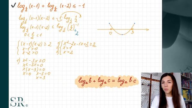 Логарифмічні нерівності. Урок 27. Безкоштовний курс+МатеМакс смотреть онлайн