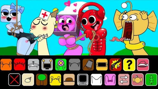 Incredibox Sprunki Sinner Edition But WITH LOVE SUS MOD Aurelia, Creamy,Bailey,Aqua СПРУНКИ СУС МОД