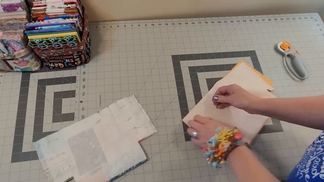 Scrap Fabric Box to hold fat quarters, charm packs and scraps! смотреть онлайн