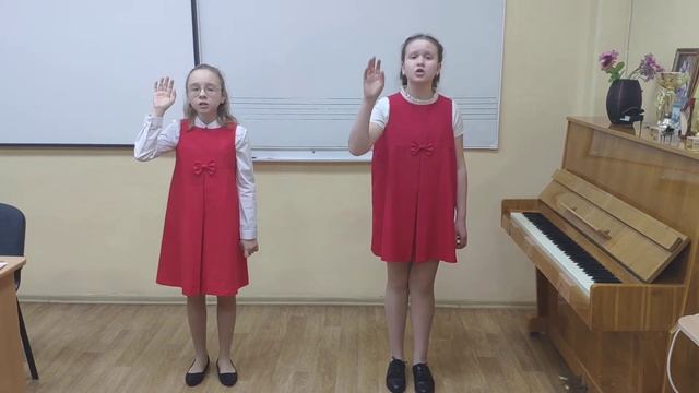 Русская народная песня "Ходила младешенька" Елегонова Полина, Хардова Татьяна смотреть онлайн