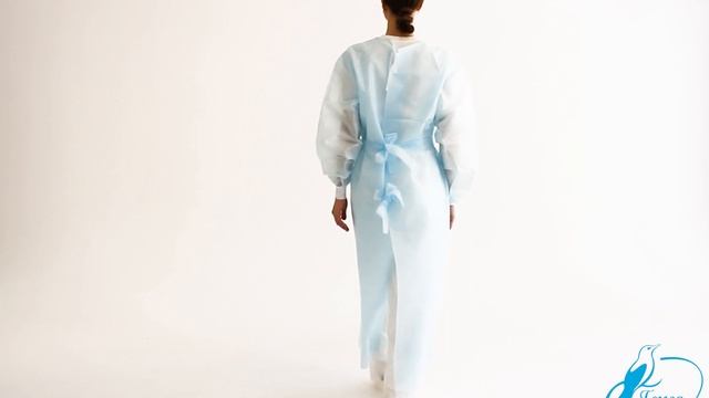 Длина 120 см, спанбонд + ламинированный спанбонд Tutami Span L, голубой (проходка)