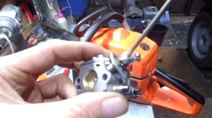 Бензопила  , регулировка карбюратора, нечего сложного нет.