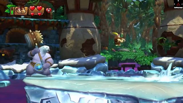 Donkey Kong Country Tropical Freeze Jefe 5 Pelea Polar смотреть онлайн
