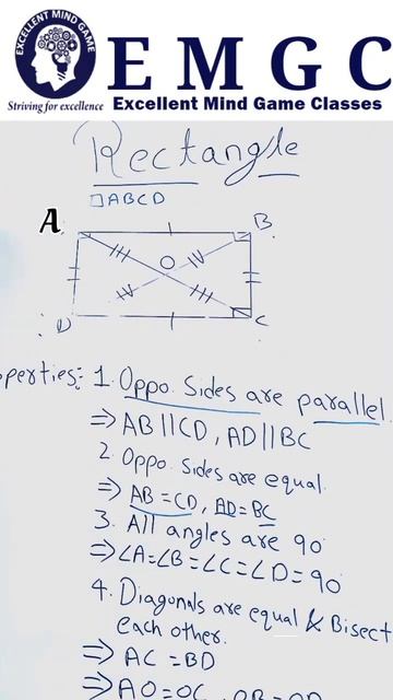 What Is Rectangle And What Are Its Properties | MATHS | QUANTS | COMPETITIVE EXAM | SSCGD | Railway
