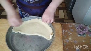 Татарский лимонный пирог на дрожжевом тесте. Ароматная начинка, а тесто как пух.