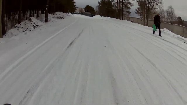 Кандалакша 03.04.2022 кросс 7км по городу, микрорайон Центр.