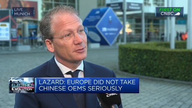 China competition is a 'real threat' to European car industry, Lazard MD says смотреть онлайн
