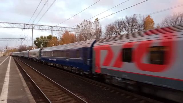 Электровоз эп2к-178 с экспрессом Колпино смотреть онлайн