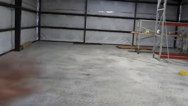 RUGGED GRADE Ufo L.E.D High Bay Lights Installation In 60x40 Metal Building