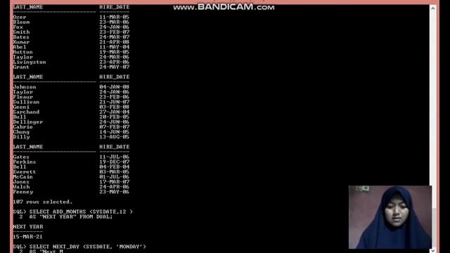 SQL - DATE FUNCTION & CONVERSION FUNCTION смотреть онлайн